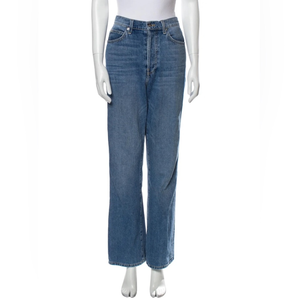 Eve Denim High-Rise Wide Leg Jeans
